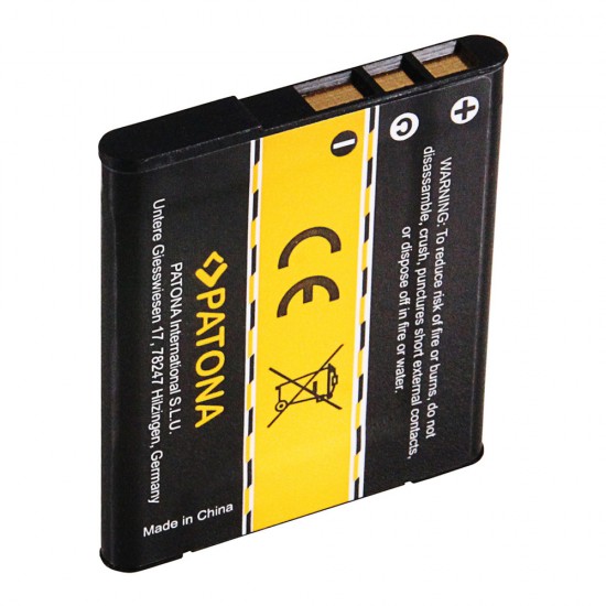 Acumulator Patona NP-BN1, 630mAh, pntru Sony Cybershot DSC-W310, DSC-W320, DSC-W350, DSC-W380, DSC-WX5, DSC-TX5, DSC-TX7, DSC-TX9, DSC-T99