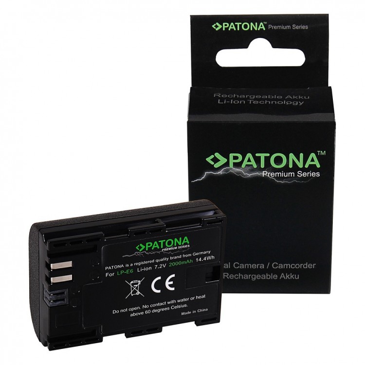PATONA Premium | Acumulator tip Canon LP-E6 2040mAh