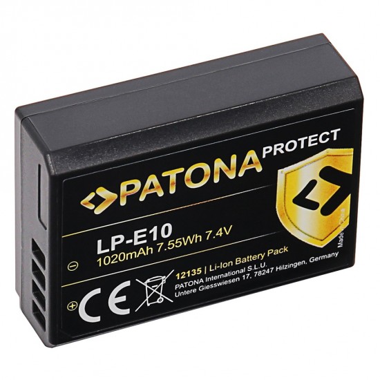 Acumulator PATONA Protect tip Canon LP-E10 LPE10