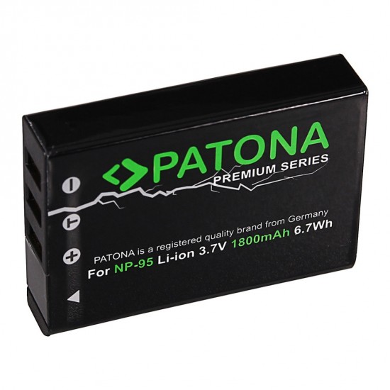 Acumulator PATONA Premium tip Fuji NP-95 F30 F31 F31fd Real 3D W1 X100