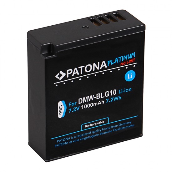 Acumulator PATONA Platinum tip Panasonic DMW-BLG10 DMW-BLE9 DMC-GF3 DMC-LX100