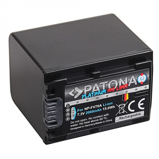 Acumulator PATONA Platinum tip Sony NP-FV70 NP-FV100