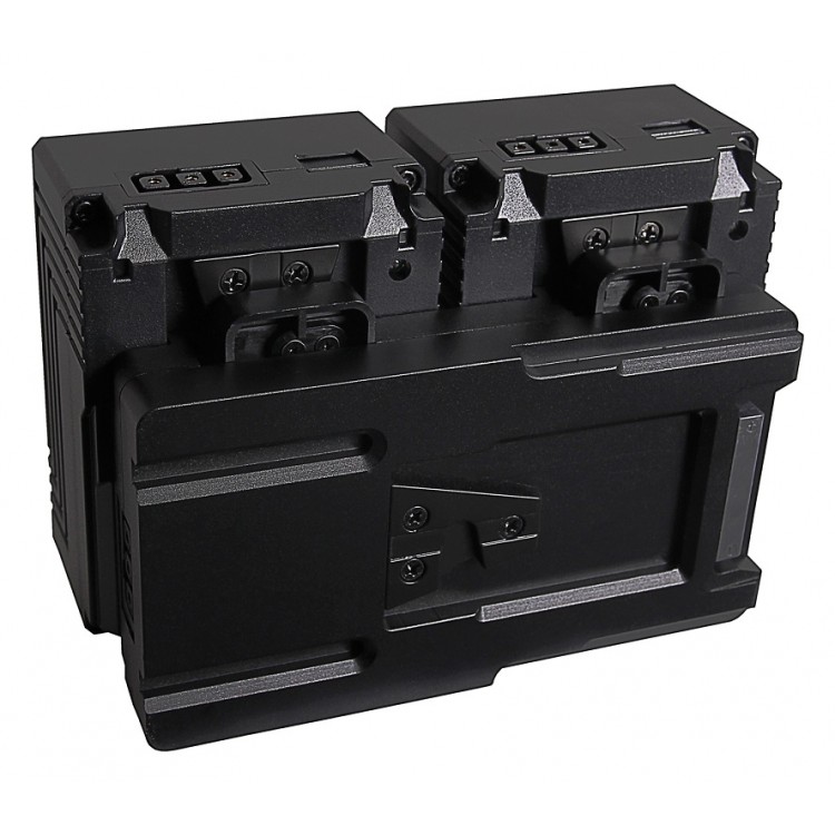 Adaptor PATONA Premium Hot Swap V-Mount pentru 2x baterii PATONA NANO V-Mount, incarcare D-Tap