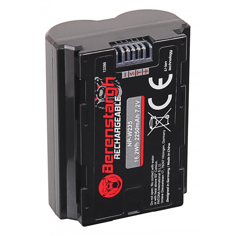 Acumulator Berenstargh NP-W235, 2250 mAh, pentru Fujifilm-X-T4