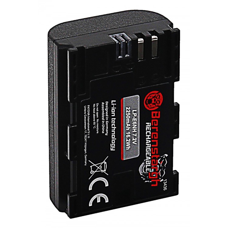 Acumulator Berenstargh LP-E6NH, 2250 mAh, pentru Canon EOS R5 EOS R6
