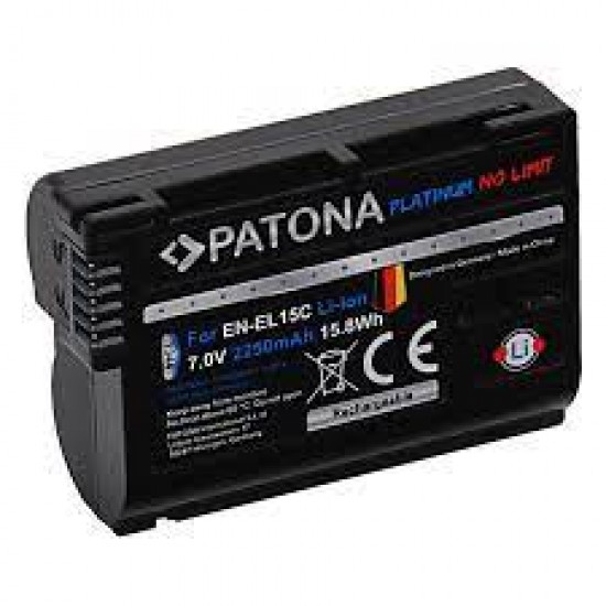 Acumulator PATONA Platinum tip Nikon EN-EL15 EN-EL15C Z5 Z6 Z7 VFB12802 2250mAh
