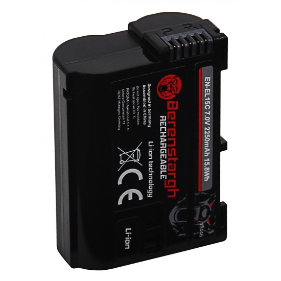 Acumulator Berenstargh EN-EL15C, 2250 mAh, Nikon Z5 Z6 Z7 D500 D800 D850 D7000 D7100 D7200