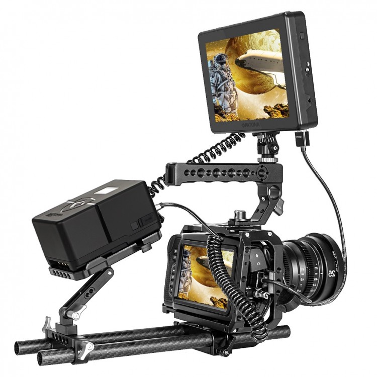 Acumulator Patona Protect V-Mount V95-PD40 f. BP-95W, Iesire D-Tap / USB / USB-C, functie Powerbank, Dysplay OLED, 95Wh