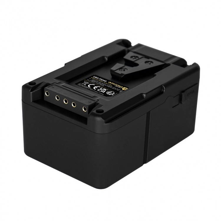 Acumulator Patona Protect V-Mount V95-PD40 f. BP-95W, Iesire D-Tap / USB / USB-C, functie Powerbank, Dysplay OLED, 95Wh