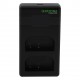 Incarcator rapid PATONA Premium Twin Performance PD pentru Panasonic DMW-BLF19, DMW-BLK22, include cablu USB-C