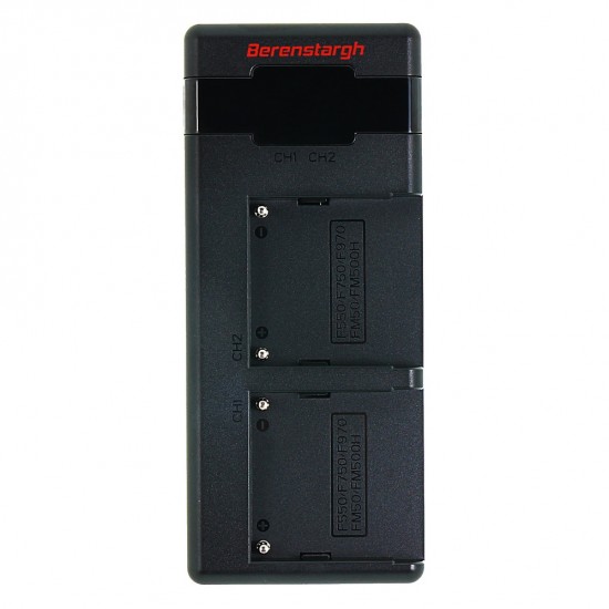 Incarcator rapid Berenstargh Twin Performance PD pentru Sony F550 F750 F970 FM50 FM500H, include cablu USB-C