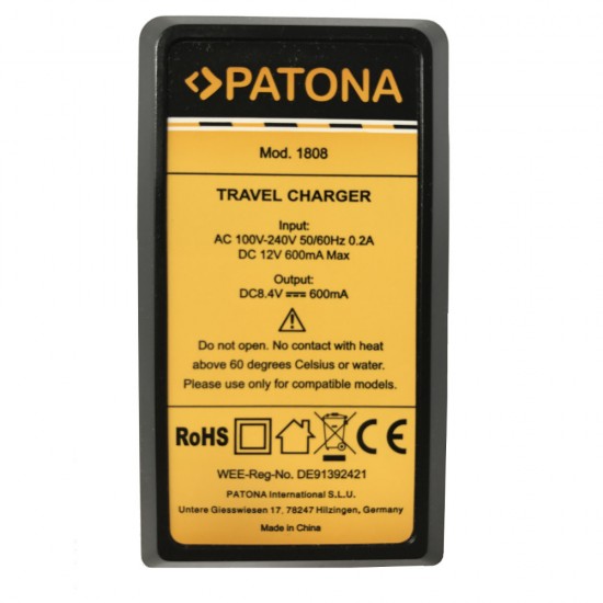 Incarcator 2in1 PATONA pentru acumulator Canon LP-E10