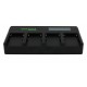 Incarcator Profesional Rapid cu 4 canale, Patona Premium pentru acumulatori tip Sony NP- F970, NP-F960, NP-F950
