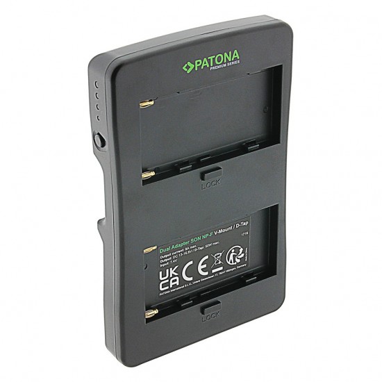 Adaptor V-Mount PATONA Premium pentru 2x baterii Sony NP-F la conexiune V-Mount