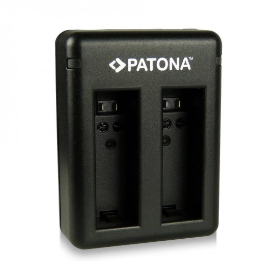 Incarcator dual Patona compatibil GoPro AHDBT-401 pentru GoPro Hero4 | Hero4 Black Edition | Hero4 Silver Edition