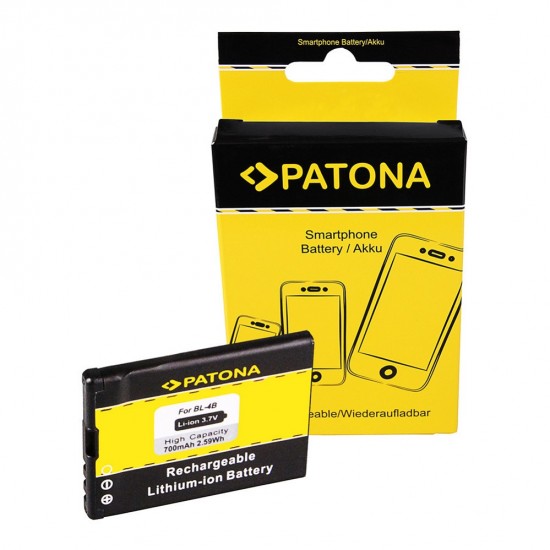 Acumulator compatibil Nokia BL-4B Nokia 2630 2760 5000 6111 7370 7373 7500 N75 Prism N76 Prism Patona