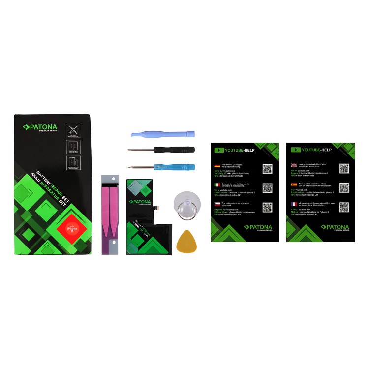 Baterie Patona Premium pentru Apple iPhone X 616-00351, include chit de inlocuire