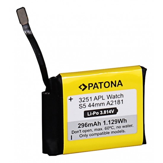 Acumulator Patona pentru Apple Watch Serie 5, 44mm A2181