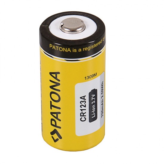 Acumulator PATONA CR123A 16340 Zelle Li-Ion Akku 3.7V 700mAh-1309