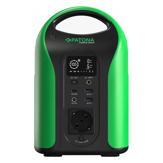 Powerstation Portabil Patona Premium Outdoor 300, 300W 283Wh PD60W USB5V/3A DC12/5A DC5525