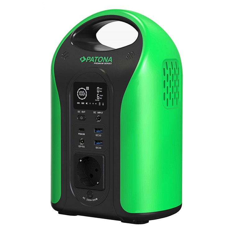 Powerstation Portabil Patona Premium Outdoor 300, 300W 283Wh PD60W USB5V/3A DC12/5A DC5525